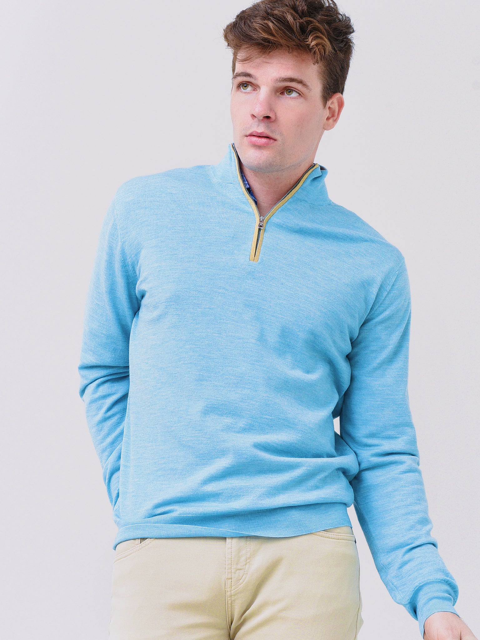 Peter Millar Collection Men's Excursionist Flex Quarter-Zip - Saint Bernard