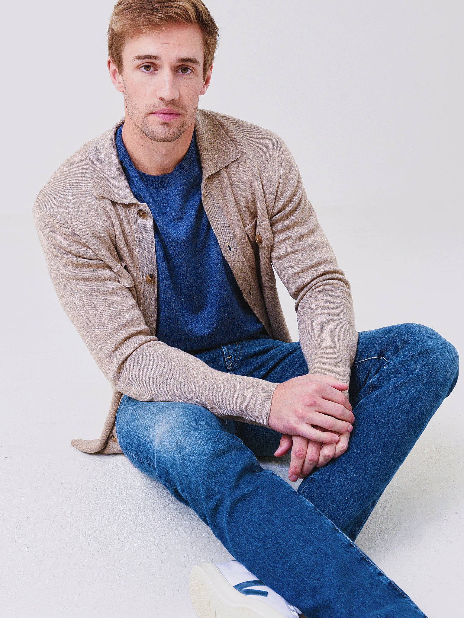 Peter Millar Collection Men's Musée Sweater Shirt - Saint Bernard