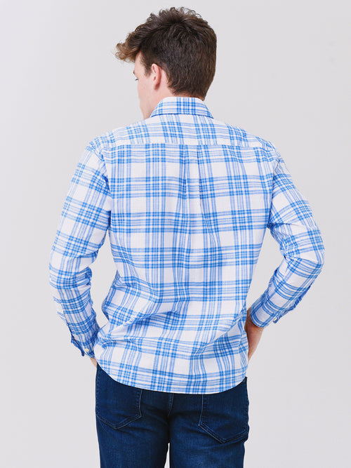Peter Millar Crown Men's Clarke Crown Vintage Cotton-Stretch Sport Shirt