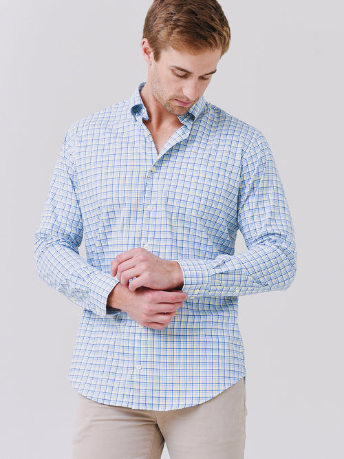 Peter Millar Crown Men's Smith Crown Lite Cotton-Stretch Sport Shirt