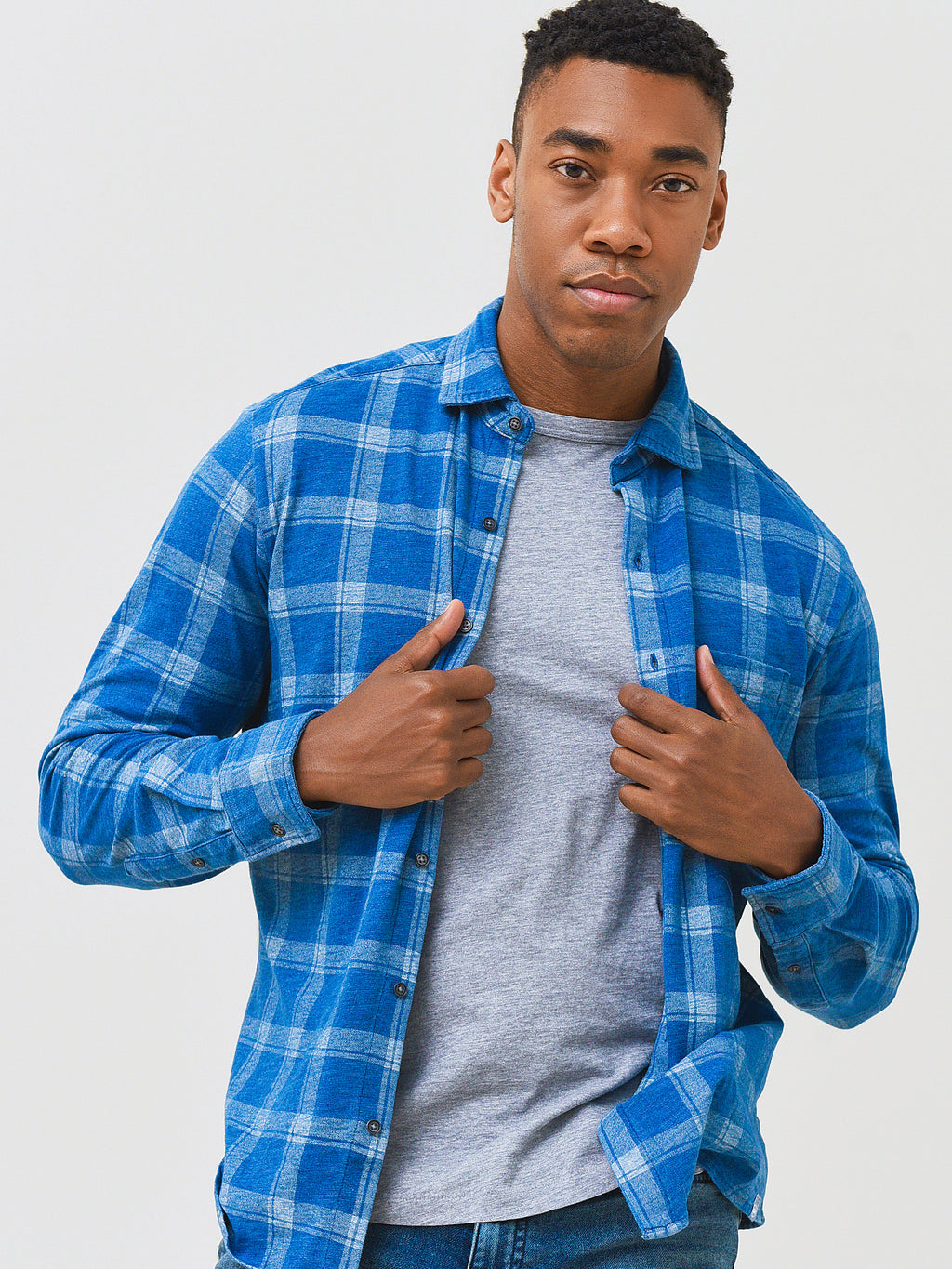 Peter Millar Seaside Men's Larimer Knit Button-Down Shirt - Saint Bernard