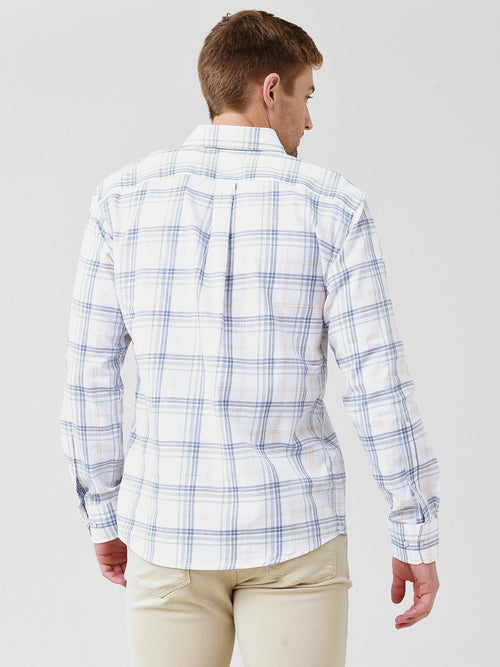 Peter Millar Seaside Men's Long Beach Cotton Sport Shirt