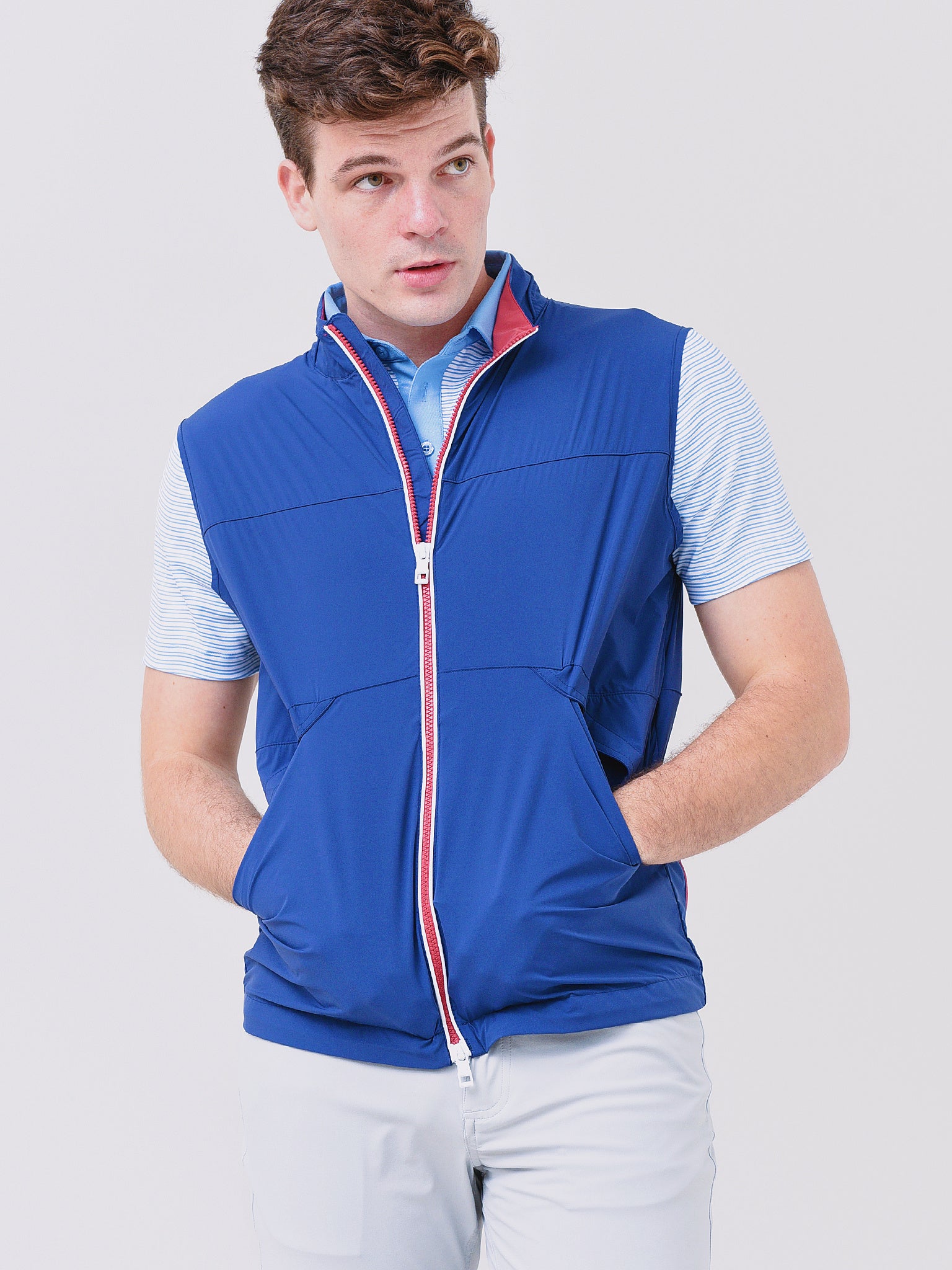 Peter Millar Crown Men's Sailing Vest - Saint Bernard