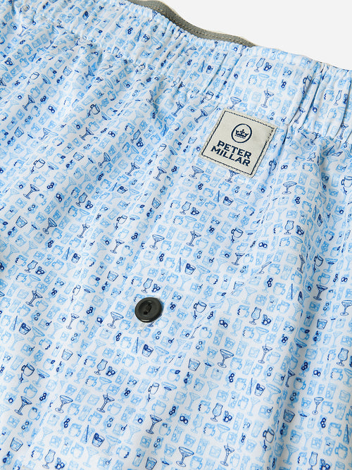 Peter Millar Crown Sport Men's Lil' Friday Performance Boxer Short