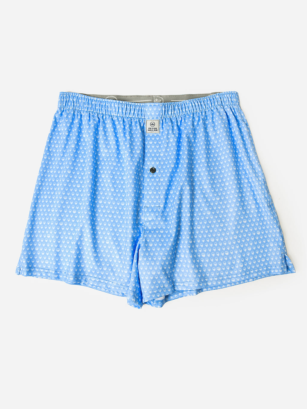 Peter Millar Crown Sport Men's Seeing Double Performance Boxer Short - Saint Bernard
