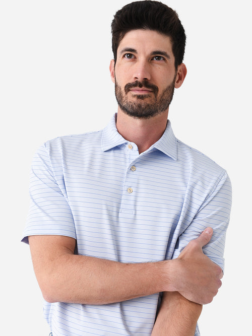 Peter Millar Crown Sport Men's Drum Performance Jersey Polo