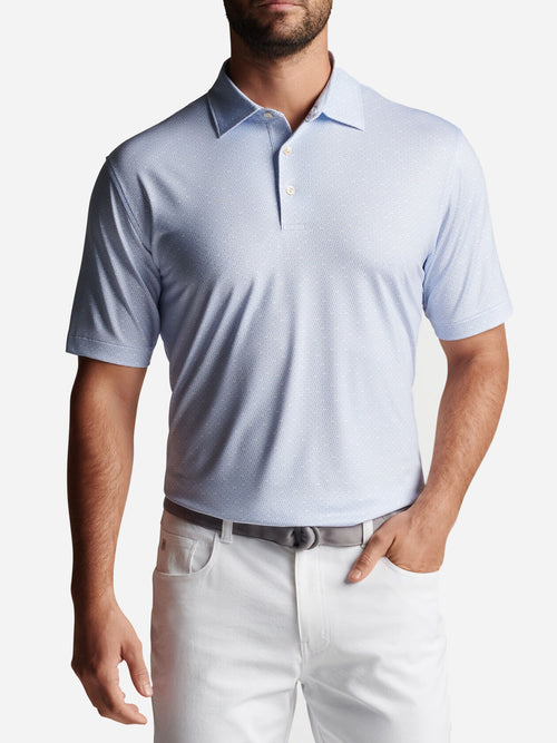 Peter Millar Crown Sport Men's Hardtop Haven Performance Jersey Polo