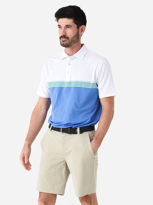 Peter Millar Crown Sport Men's Harris Performance Jersey Polo