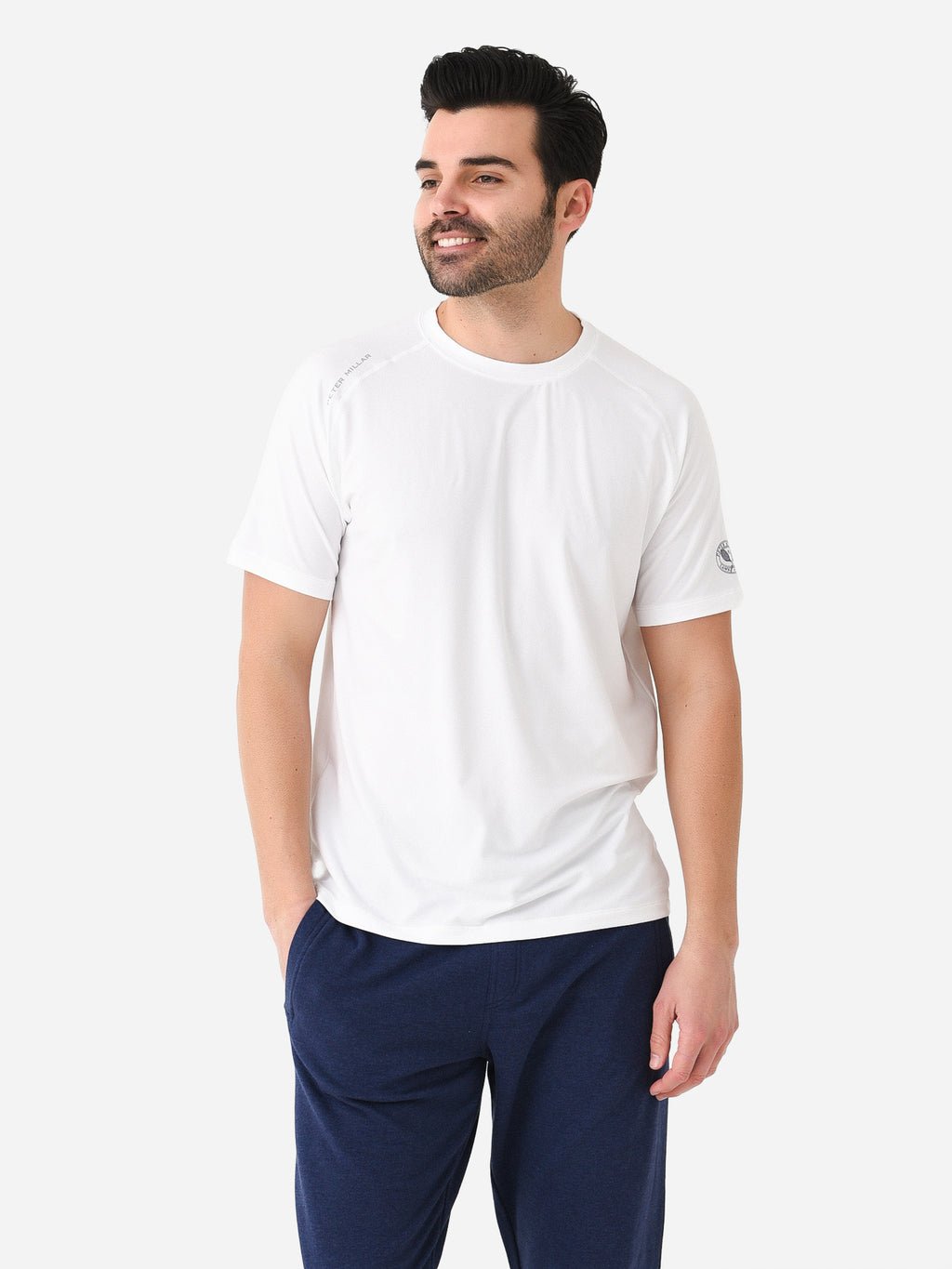Peter Millar Active Men's Aurora Performance T-Shirt - Saint Bernard