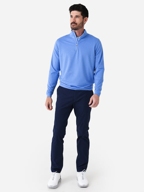 Peter Millar Crown Sport Men's Perth Melange Performance Quarter-Zip