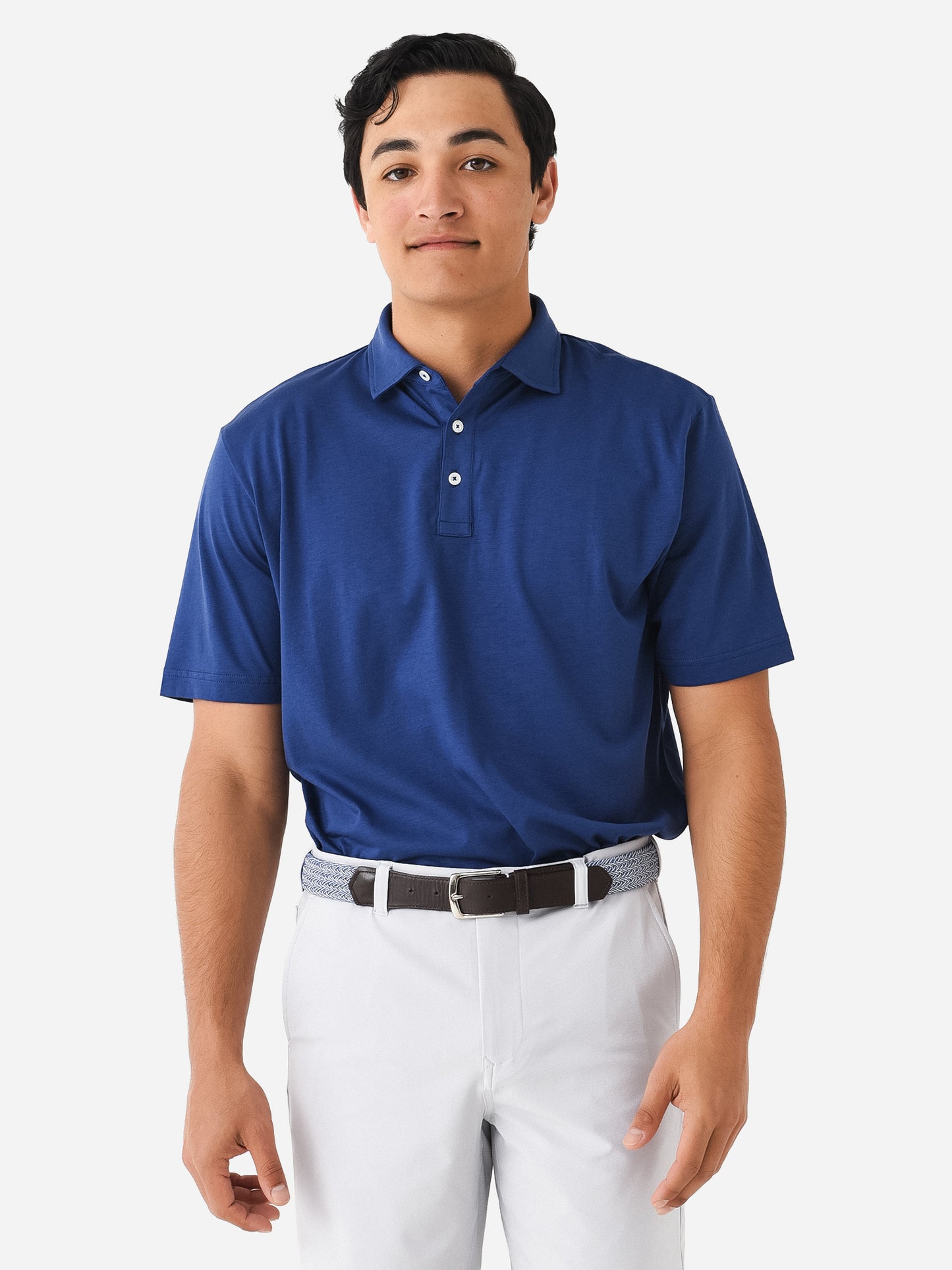 Peter Millar Crown Men's Pilot Mill Polo - Saint Bernard