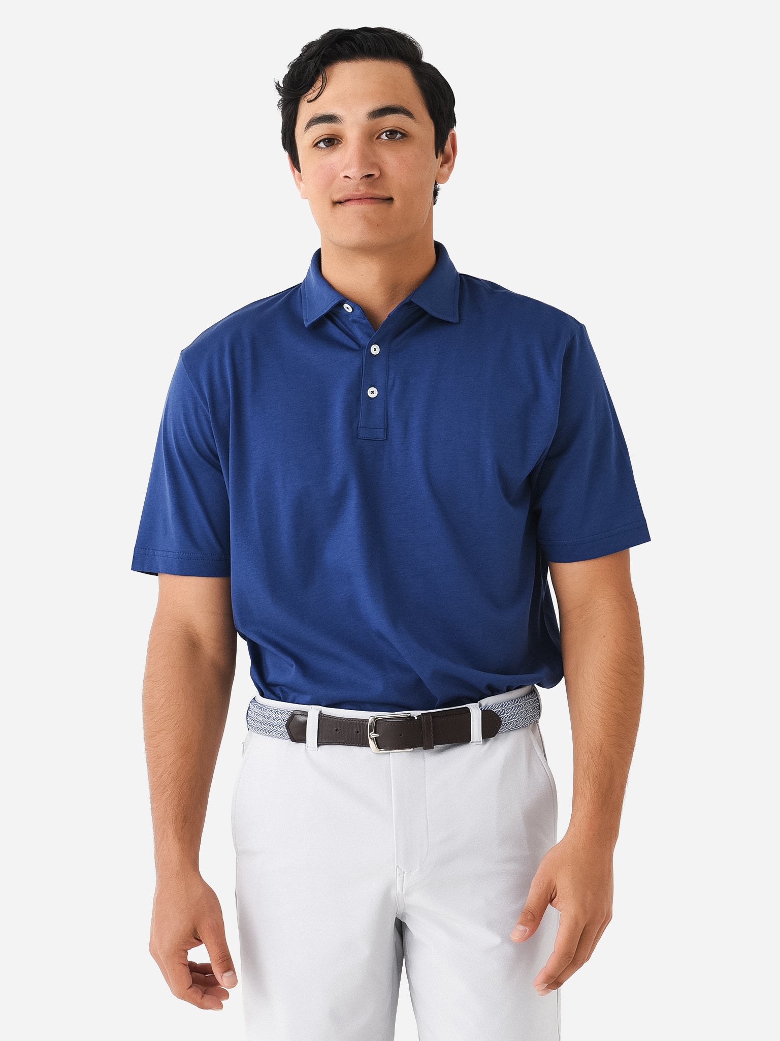 Peter Millar Crown Men's Pilot Mill Polo - Saint Bernard