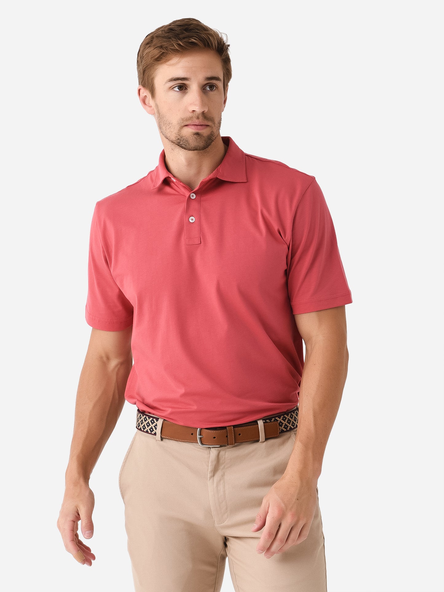 Peter Millar Crown Men's Pilot Mill Polo - Saint Bernard