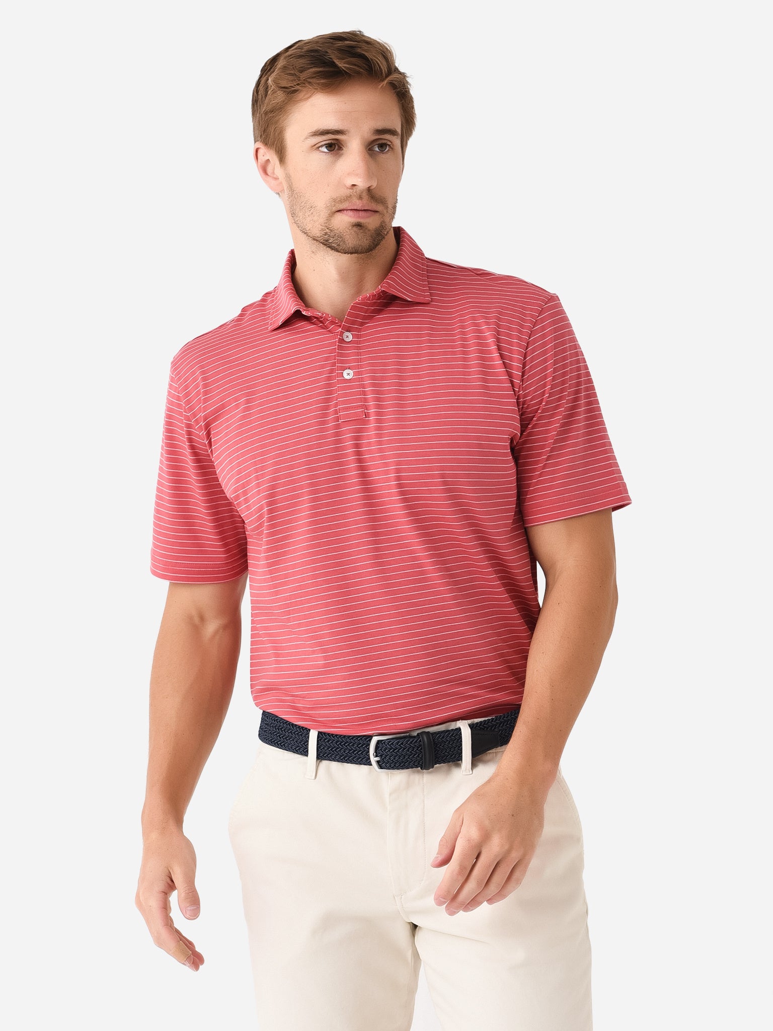 Peter Millar Crown Men's Pilot Mill Cedar Polo - Saint Bernard