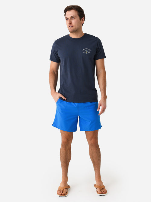 Peter Millar Crown Men's Sport Fishing Magic Print Swim Trunk
