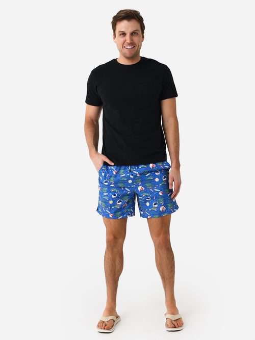 Peter Millar Crown Men's Golf Gator Gimmie Swim Trunk