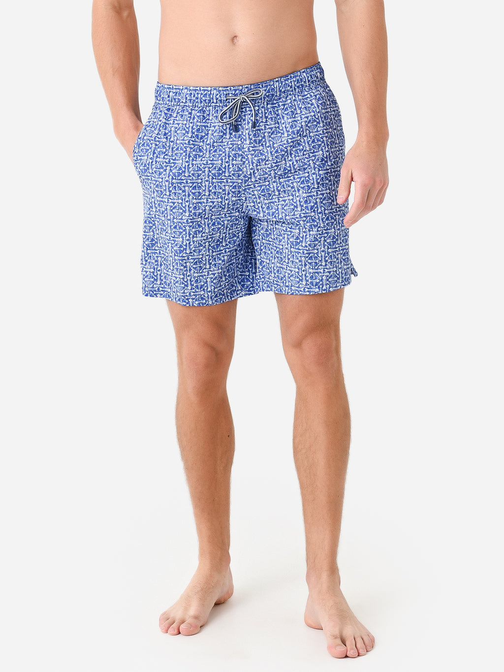 Peter Millar Crown Men's Shark Bait Swim Trunk - Saint Bernard