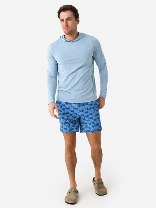 Peter Millar Crown Men's Aerial Palms Swim Trunk