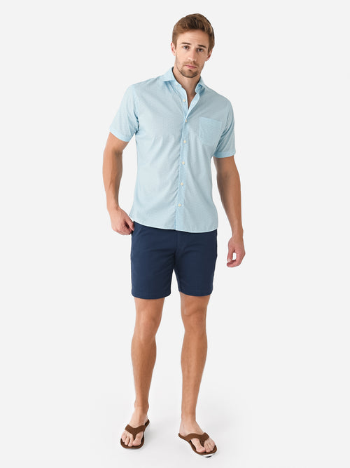 Peter Millar Crown Men's Summer Slice Cotton-Stretch Sport Shirt