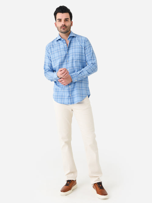 Peter Millar Crown Men's Yates Summer Soft Cotton Sport Shirt