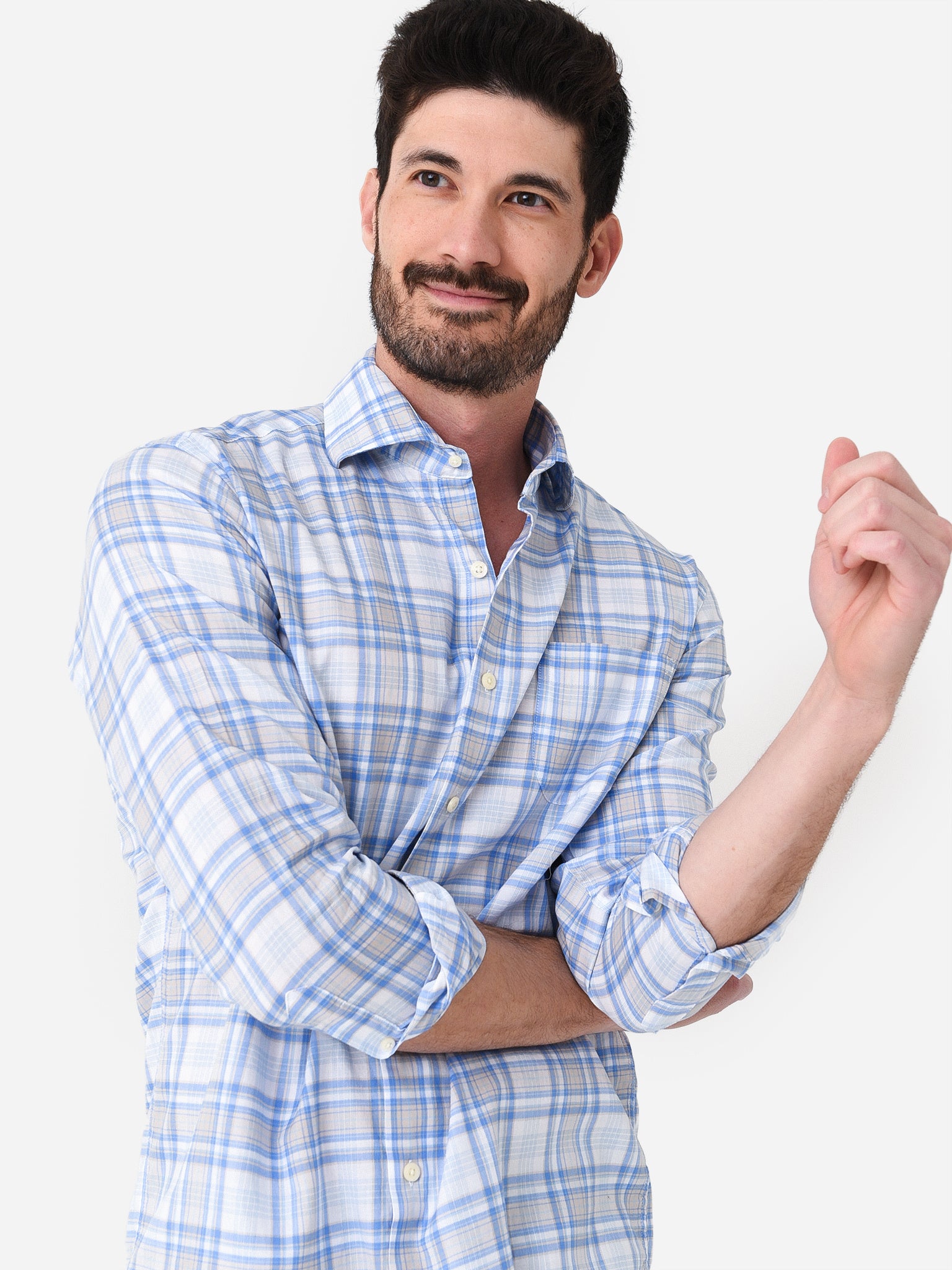 Peter Millar Crown Men's Pawley Summer Soft Cotton Sport Shirt - Saint Bernard