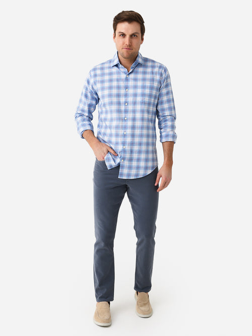 Peter Millar Crown Men's Wester Summer Soft Cotton Sport Shirt