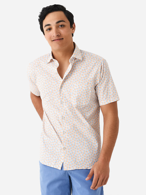 Peter Millar Crown Men's Throwing Shade Cotton-Stretch Sport Shirt