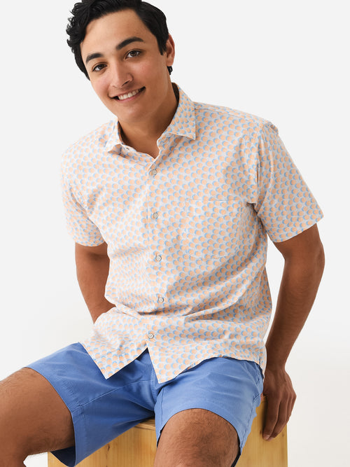 Peter Millar Crown Men's Throwing Shade Cotton-Stretch Sport Shirt