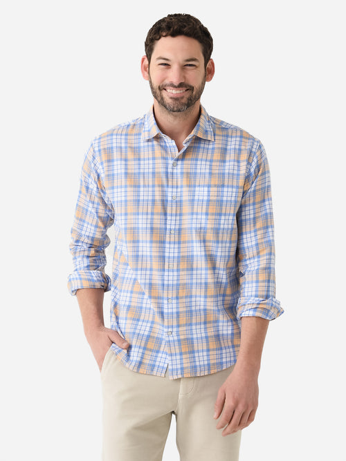 Peter Millar Crown Men's Macaw Cotton Sport Shirt
