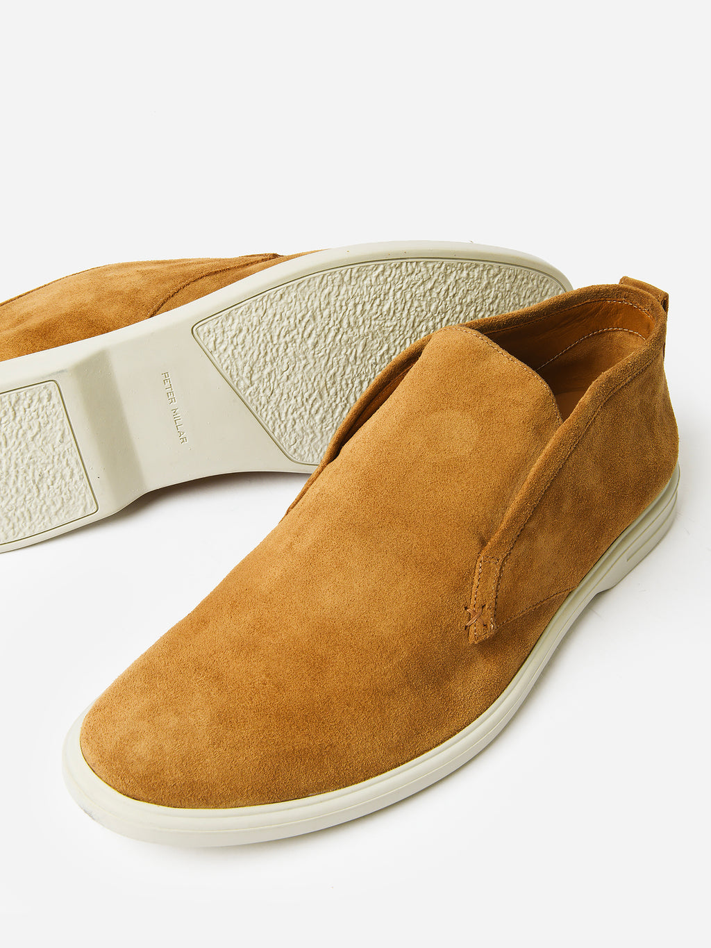 Peter Millar Crown Crafted Men's Excursionist Chukka - Saint Bernard