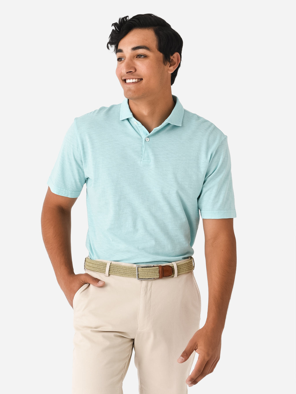 Peter Millar Crown Crafted Men's Journeyman Polo - Saint Bernard