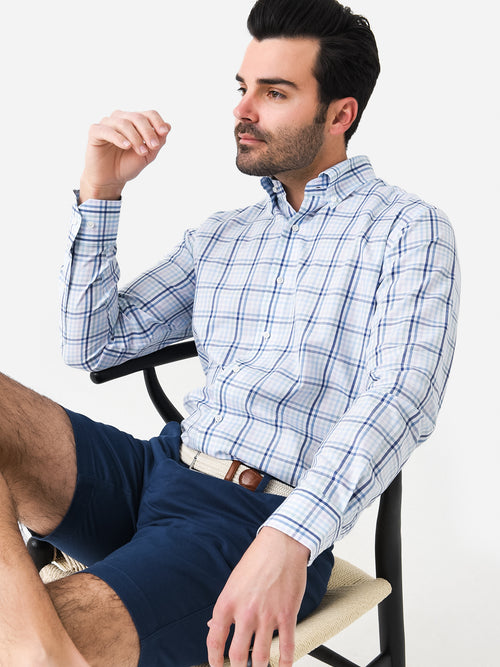 Peter Millar Crown Crafted Men's Caspian Cotton Sport Shirt