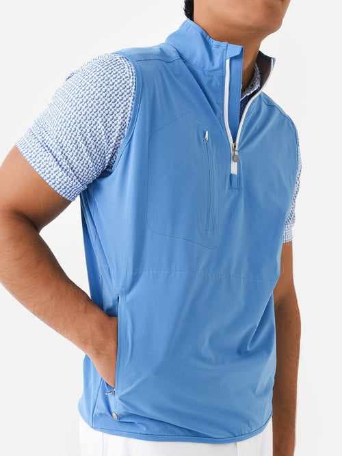 Peter Millar Crown Crafted Men's Flex Adapt Half-Zip Pullover Vest