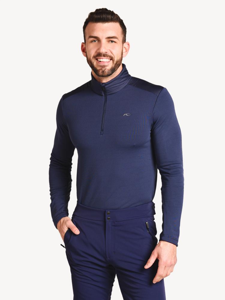 KJUS Men's Caldera Half Zip - Saint Bernard