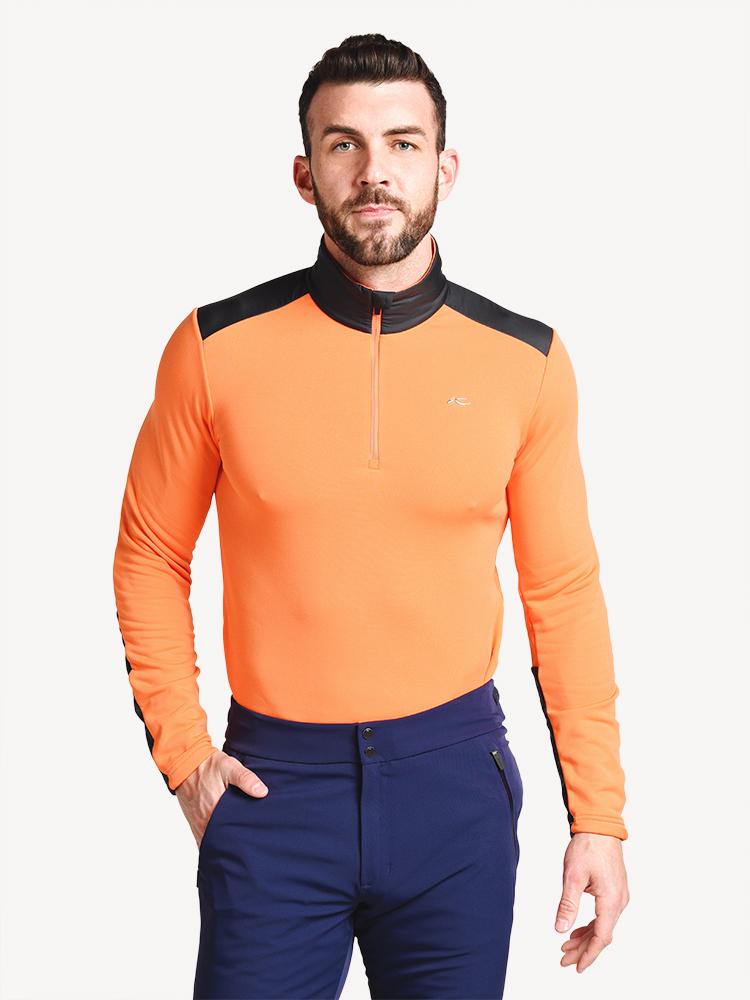 KJUS Men's Caldera Half Zip - Saint Bernard