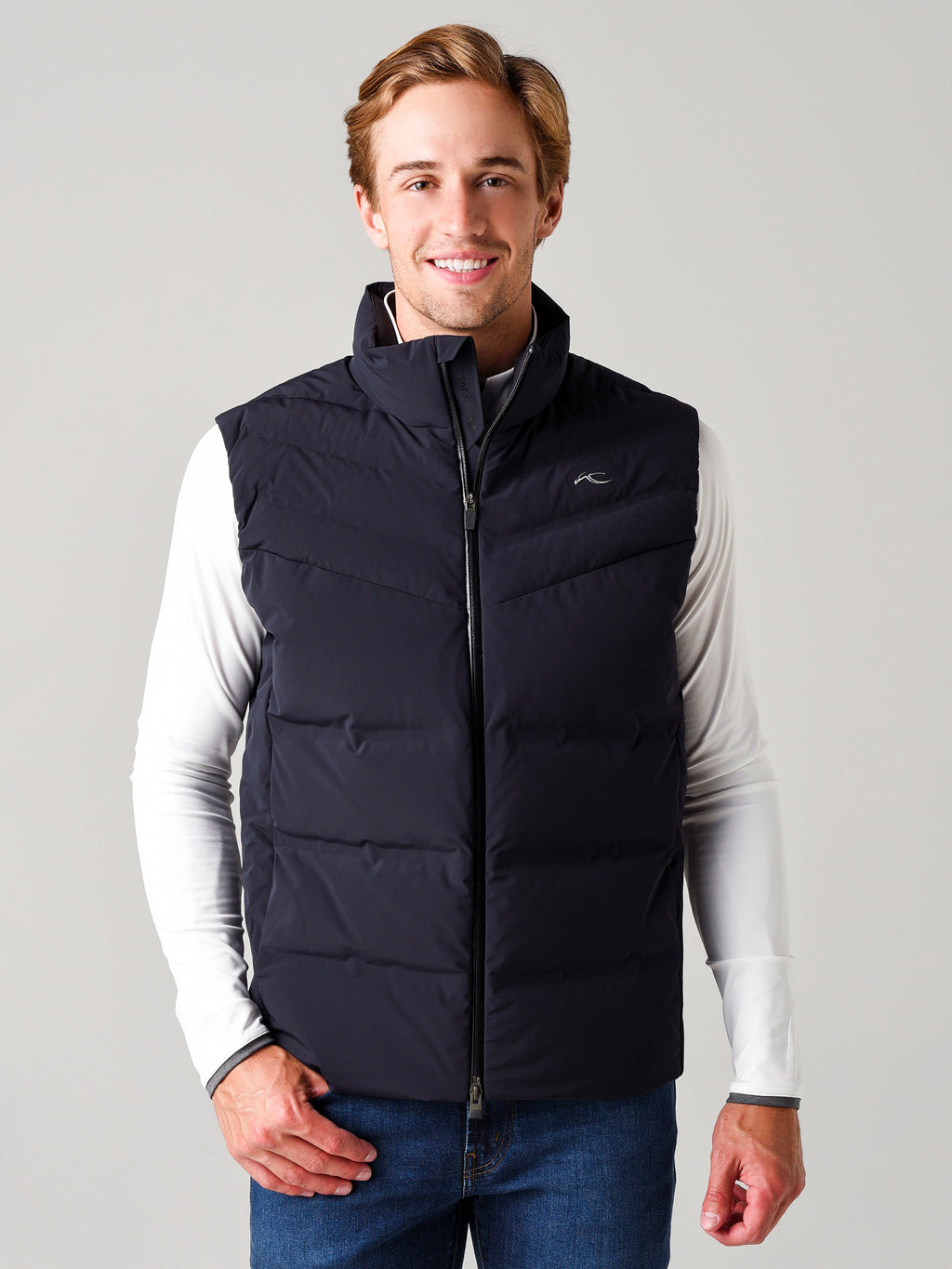 KJUS Men's Corviglia Down Vest - Saint Bernard