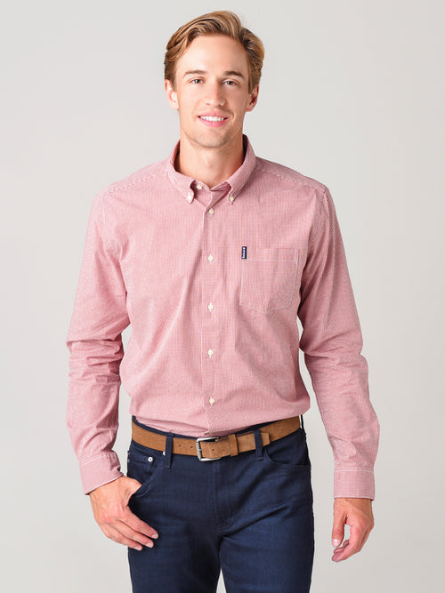 Barbour Men's Gingham 10 Tailored Shirt