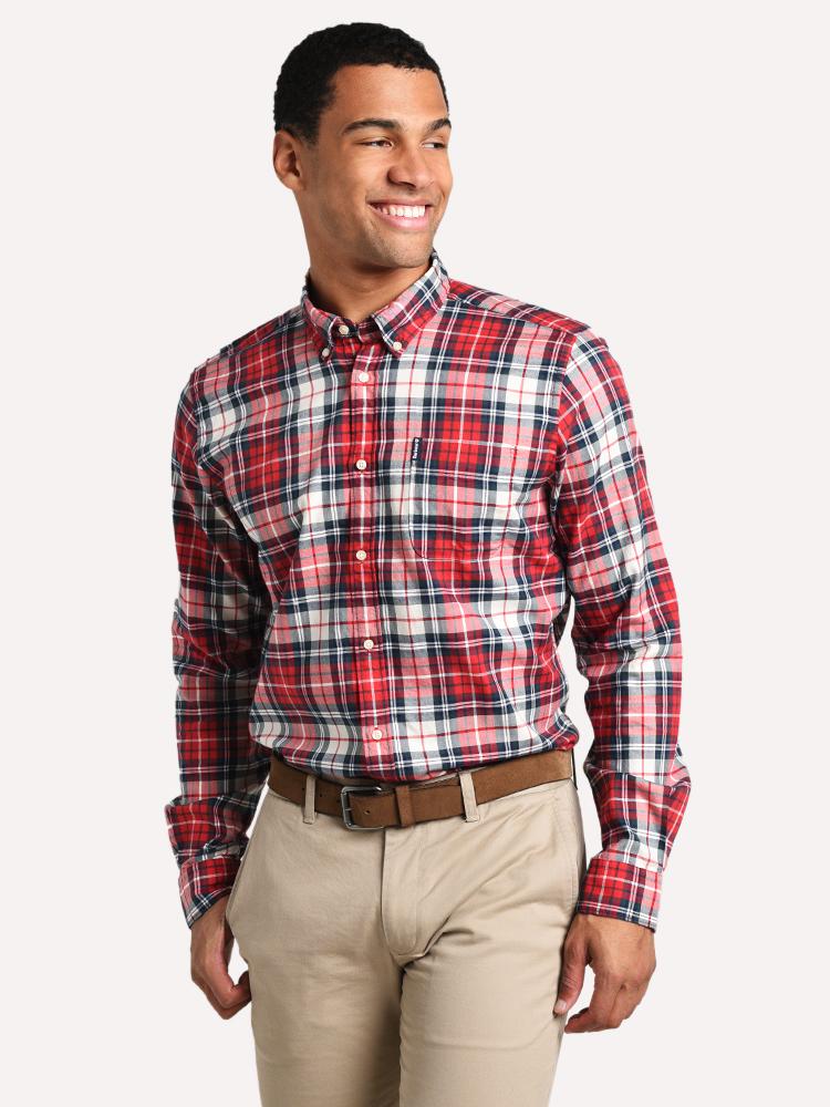 Barbour Highland Check 10 Tailored Shirt - Saint Bernard