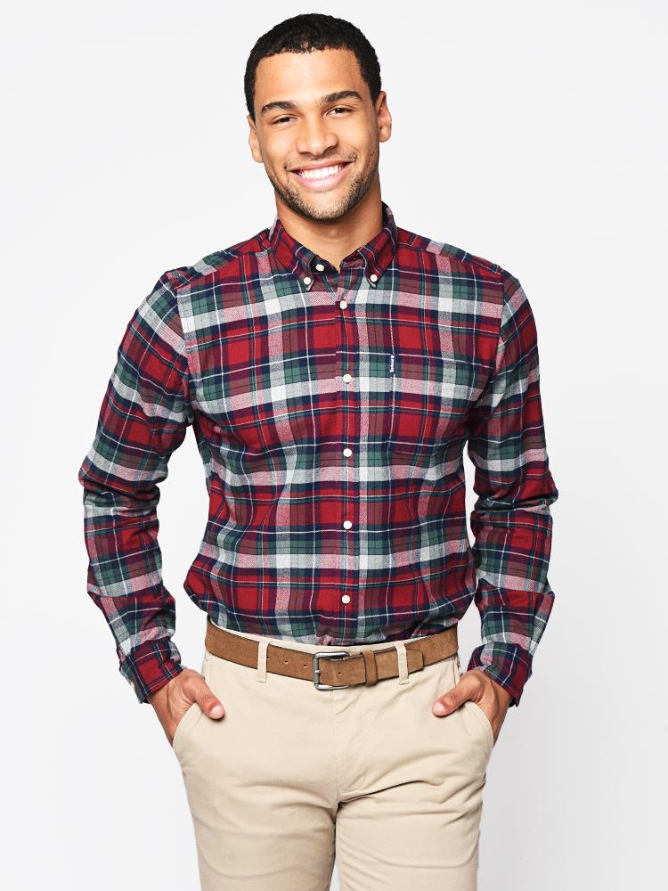 Barbour Men’s High Check 18 Tailored Fit Shirt - Saint Bernard