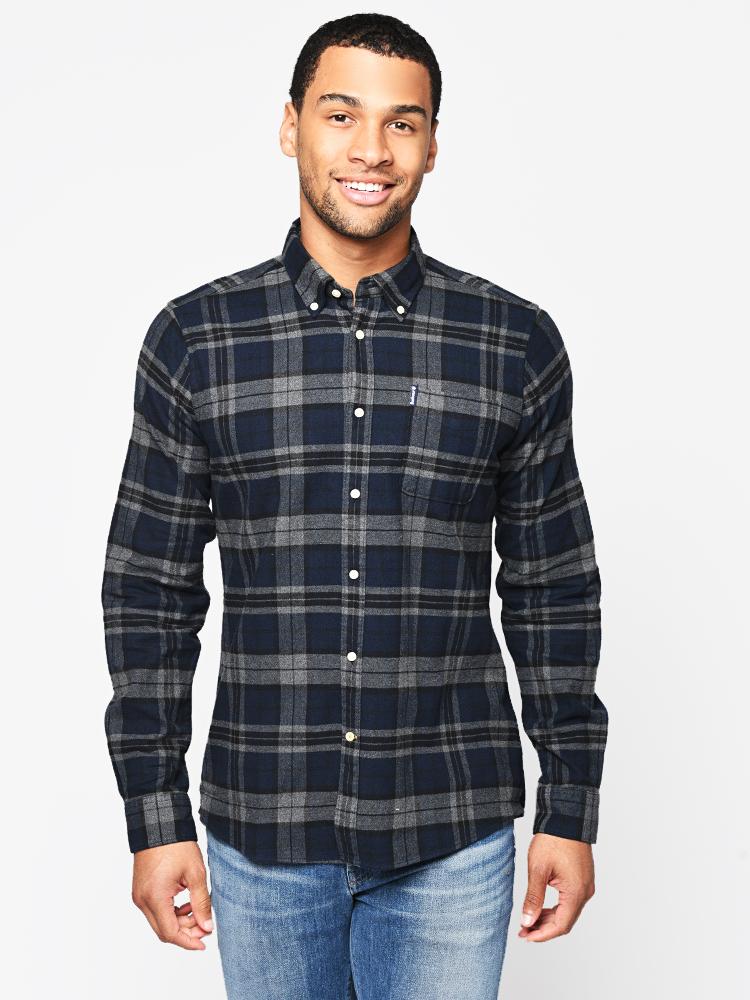 Barbour Men's Highland Check 19 Tailored Shirt - Saint Bernard