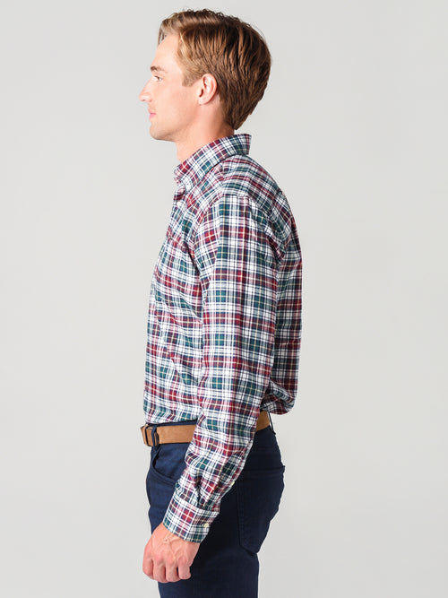 Barbour Men's Lund Thermo Weave Flannel Shirt