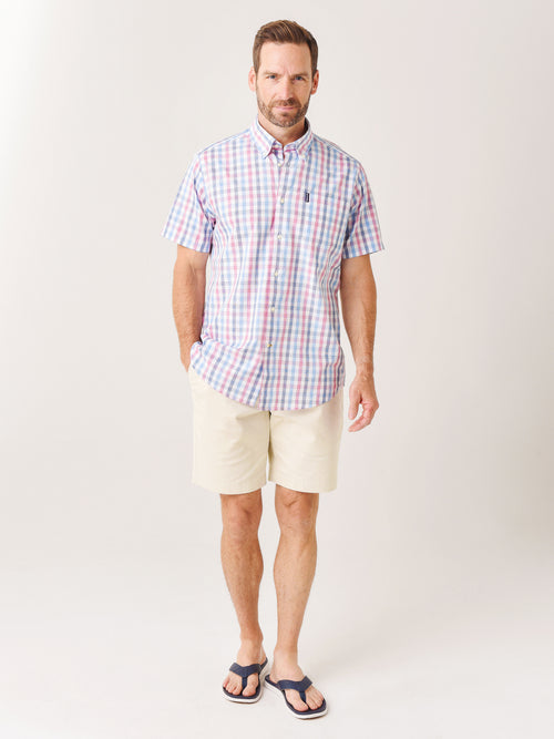 Barbour Men's Tattersall 14 Short-Sleeve Tailored Fit Shirt