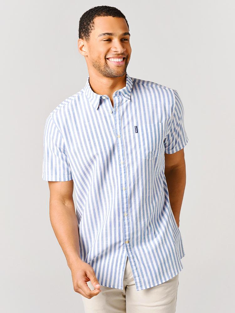 Barbour Men’s Farmby Short Sleeve Shirt - Saint Bernard