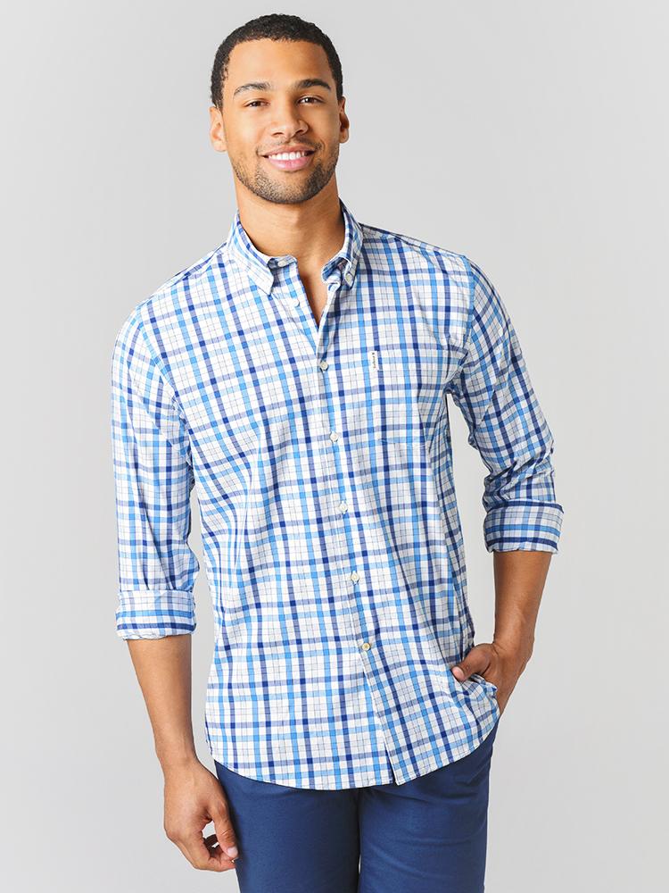 Barbour Men’s Creswell Performance Shirt - Saint Bernard