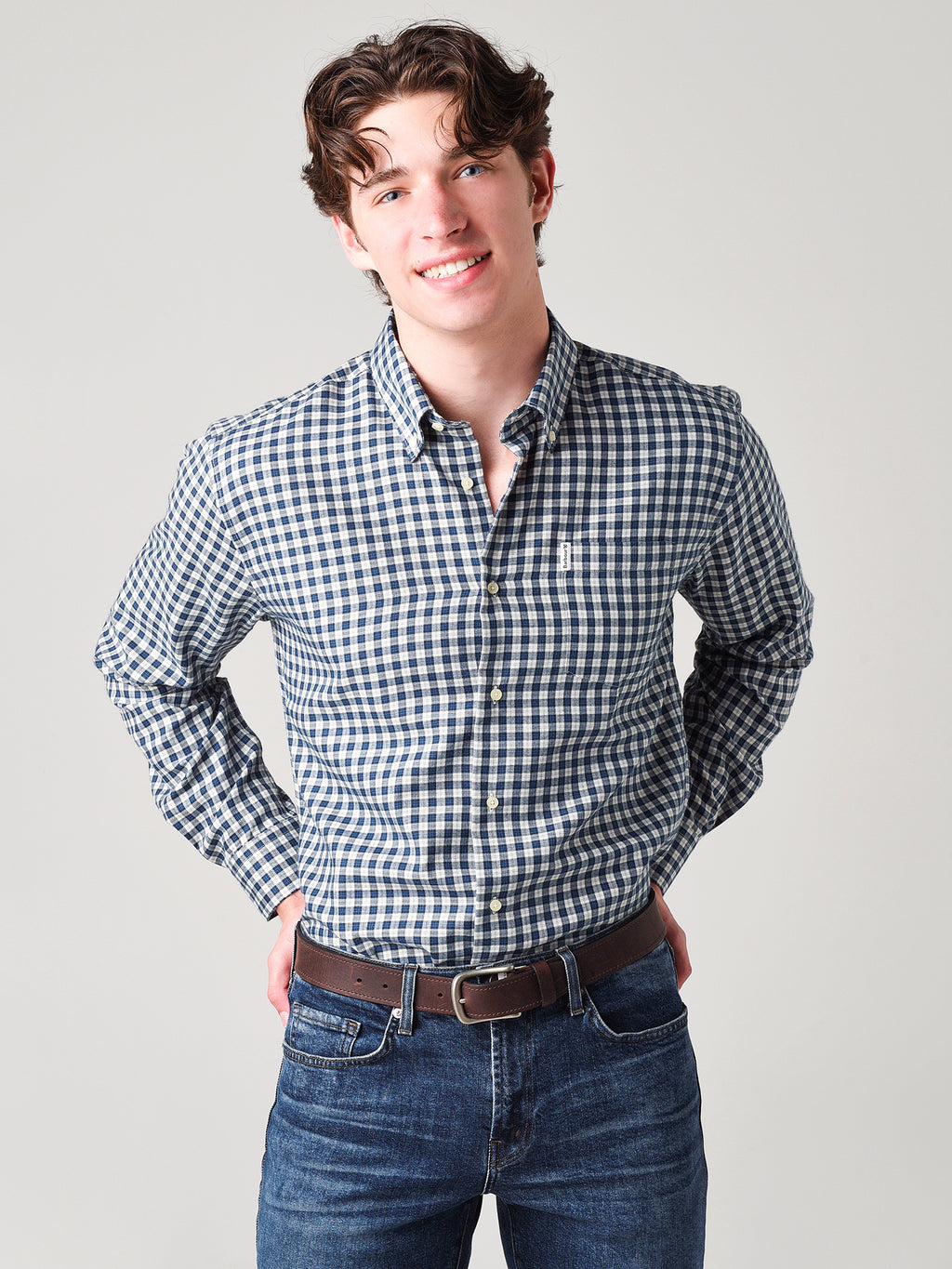 Barbour Men's Thornley Thermo Shirt - Saint Bernard
