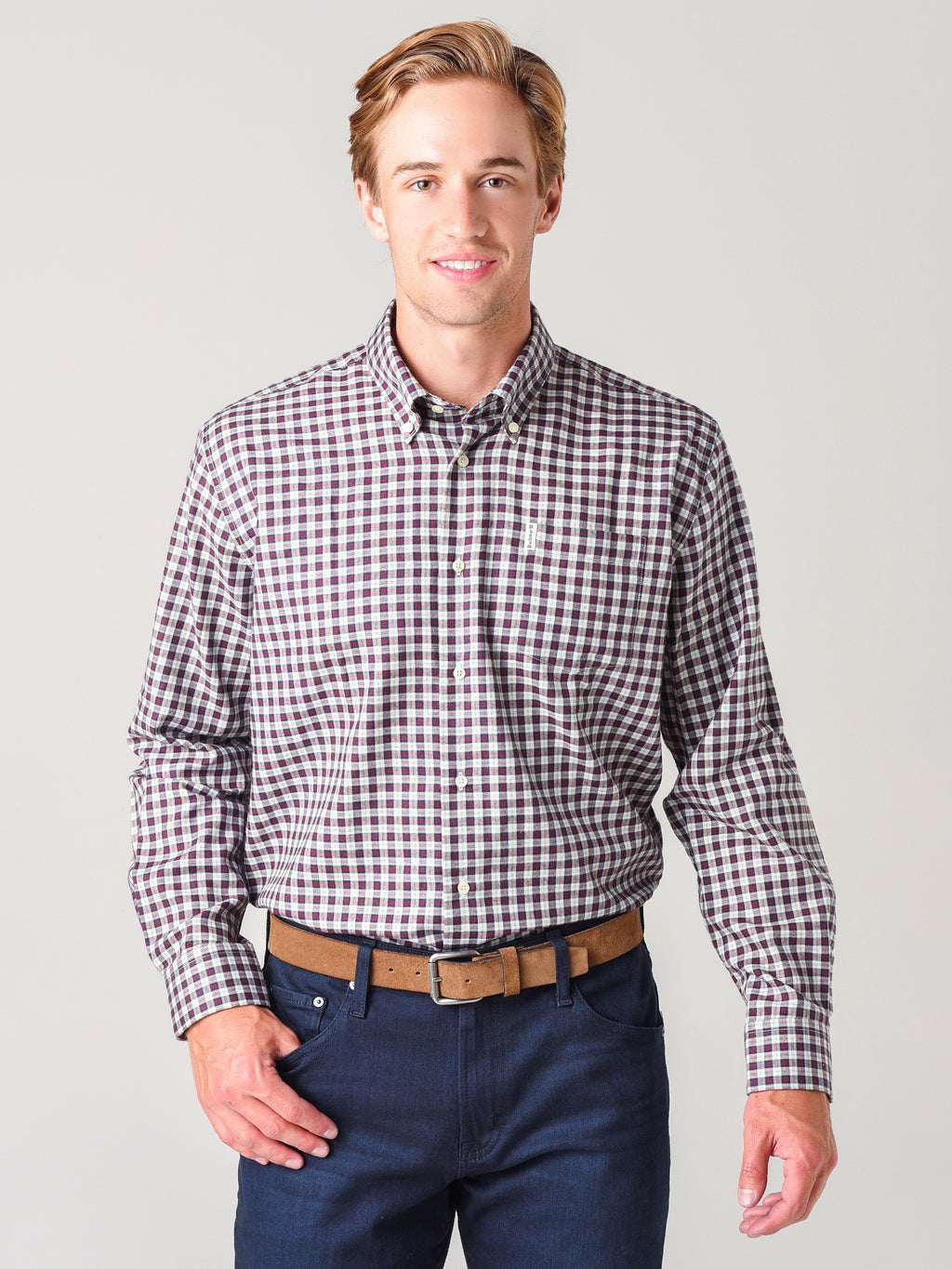 Barbour Men's Thornley Thermo Shirt - Saint Bernard
