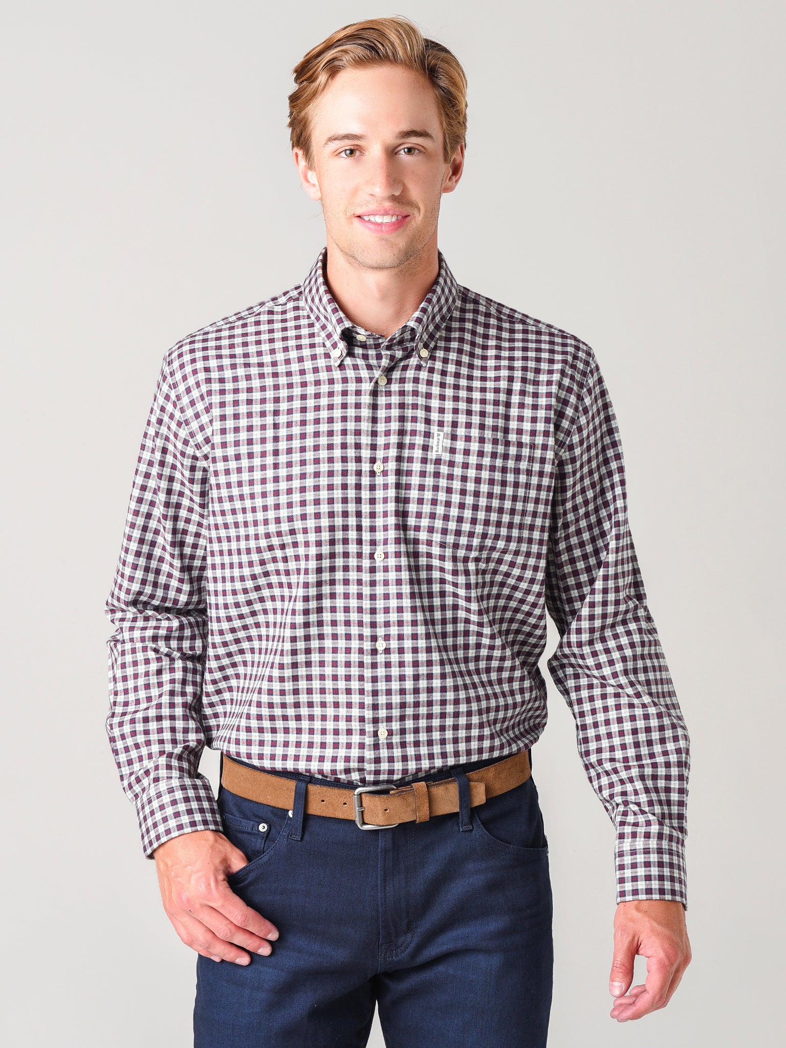 Barbour Men's Thornley Thermo Shirt - Saint Bernard