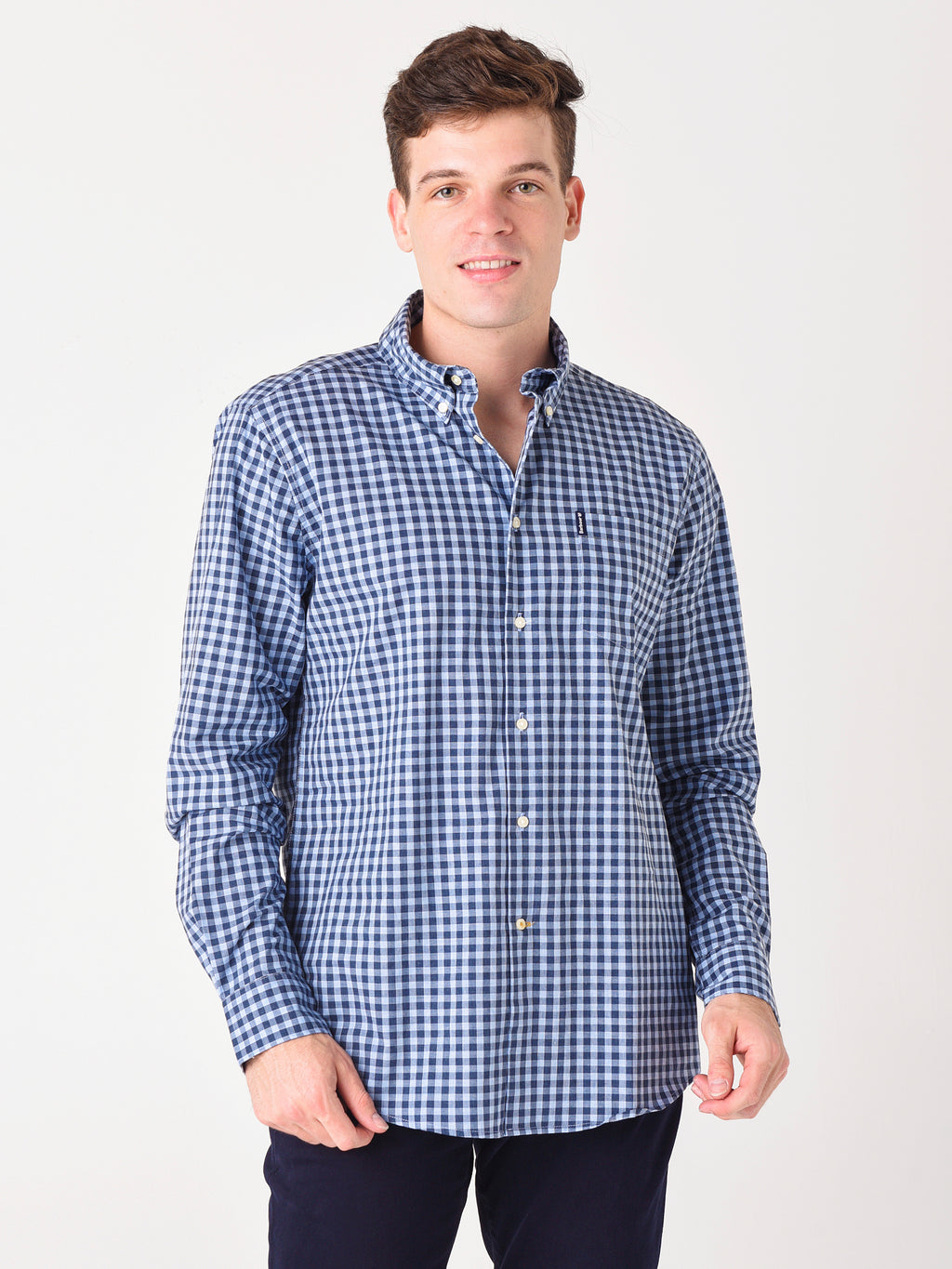 Barbour Men's Gingham 22 Tailored Shirt - Saint Bernard