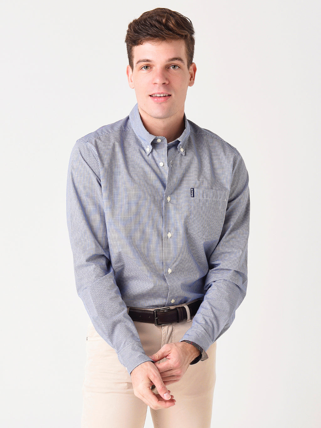 Barbour Men's Gingham 23 Tailored Shirt - Saint Bernard