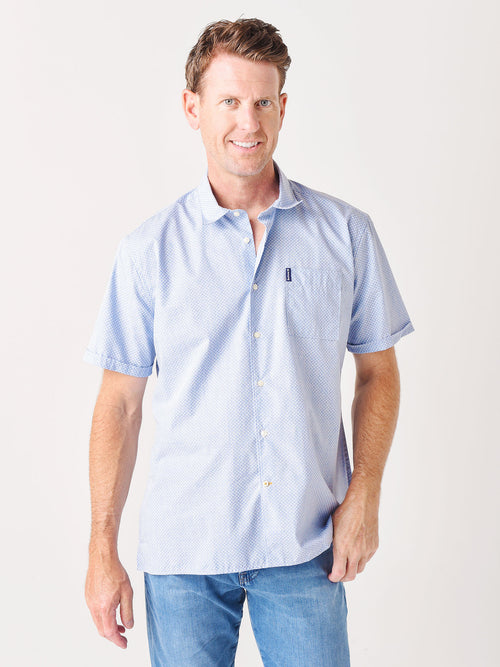 Barbour Men's Print 9 Short Sleeve Summer Shirt